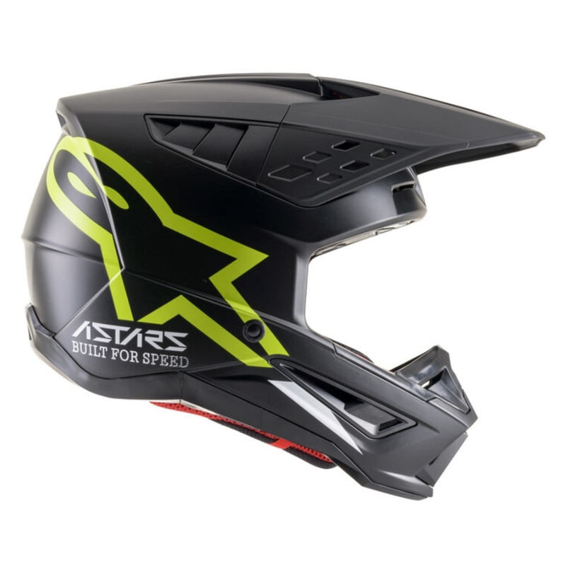 Alpinestars S-M5 Compass motokros kaciga crno-fluo žuta