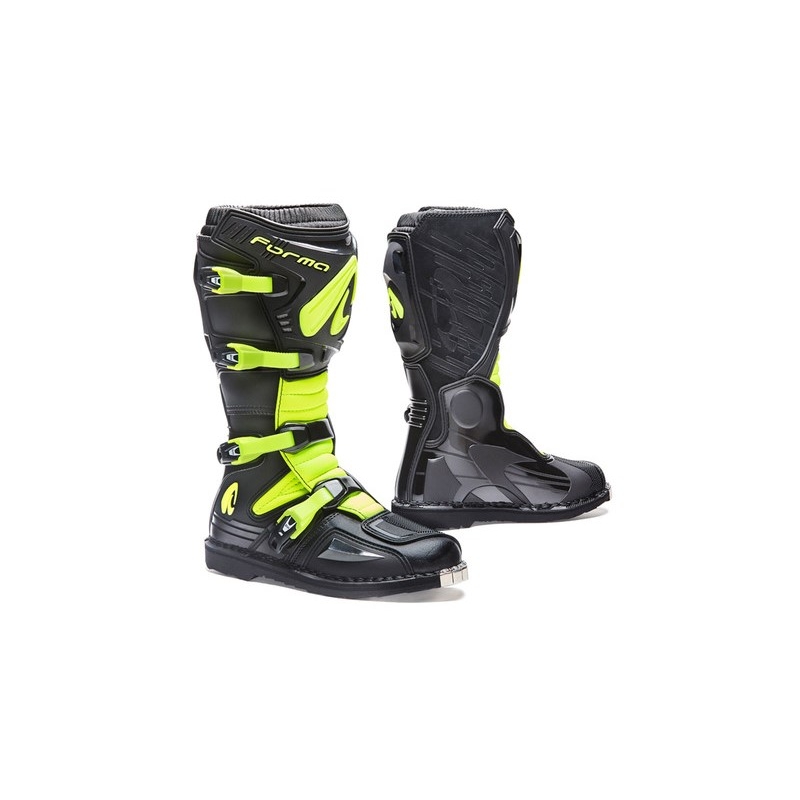 Motorističke čizme Forma Terrain EVO crno-fluo žute