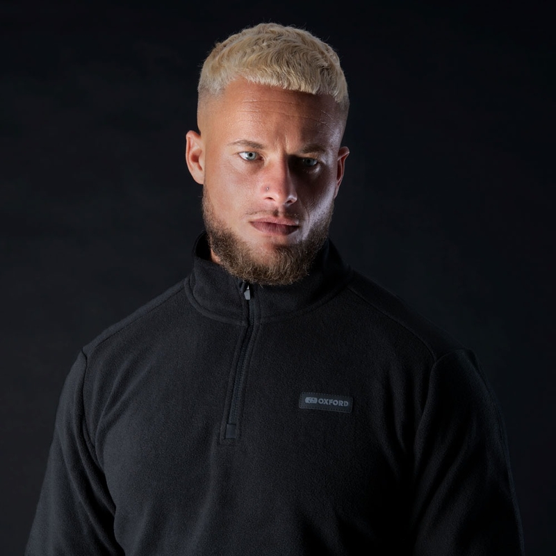 Termo podstava za crnu jaknu Oxford Advanced Micro Fleece 1/2 Neck