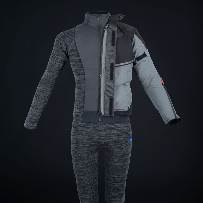 Termo podstava za crnu jaknu Oxford Advanced Micro Fleece 1/2 Neck