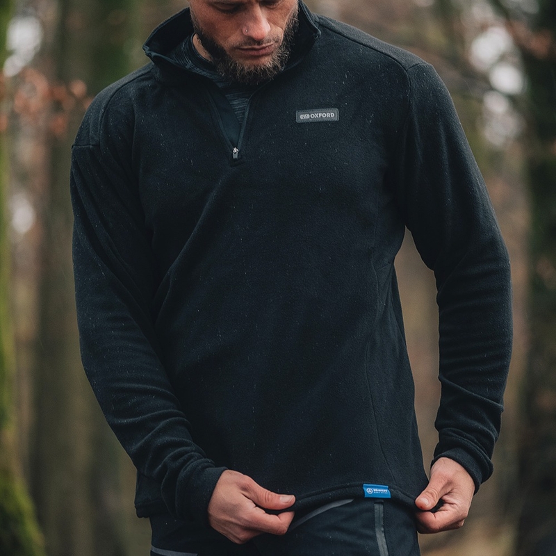 Termo podstava za crnu jaknu Oxford Advanced Micro Fleece 1/2 Neck