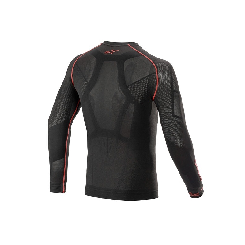 Termo majica s dugim rukavima Alpinestars Ride Tech Summer crno-crvena