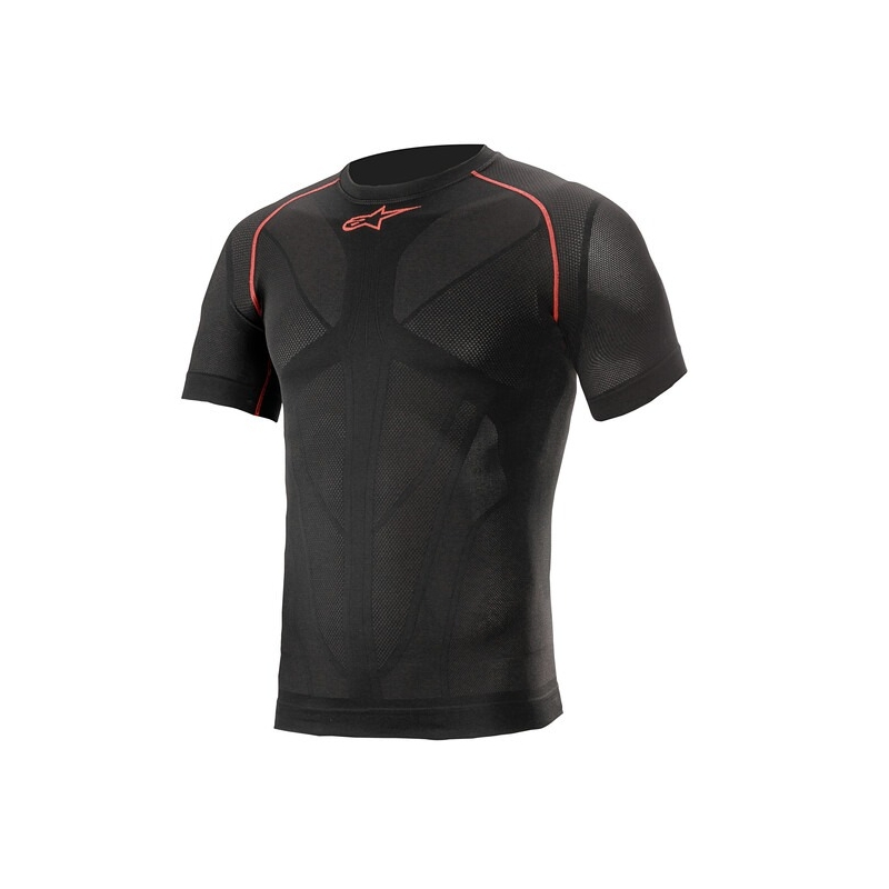 Termo majica kratkih rukava Alpinestars Ride Tech Summer crno-crvena