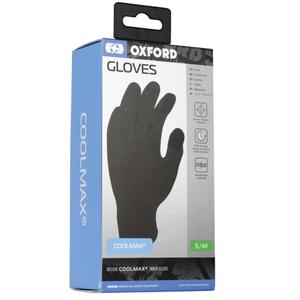 OXFORD Coolmax® crne uloške za rukavice