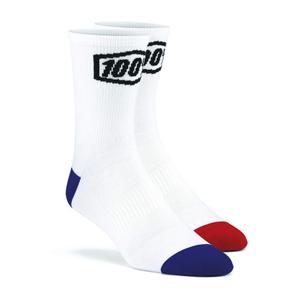 Čarape 100%-USA Terrain MTB bijele