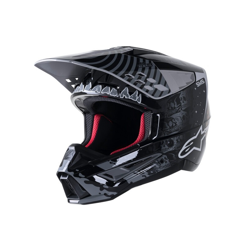 Alpinestars S-M5 Solar Flare motocross kaciga crno-siva rasprodaja