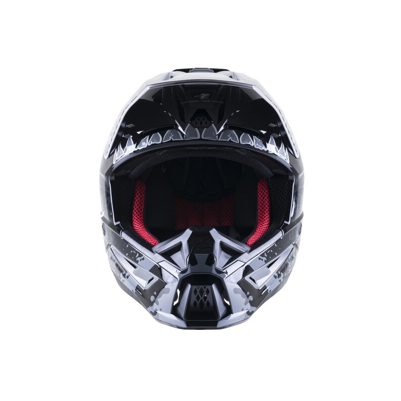 Alpinestars S-M5 Solar Flare motocross kaciga crno-siva rasprodaja