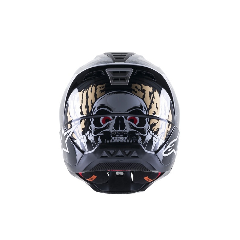 Alpinestars S-M5 Solar Flare motocross kaciga crno-siva rasprodaja