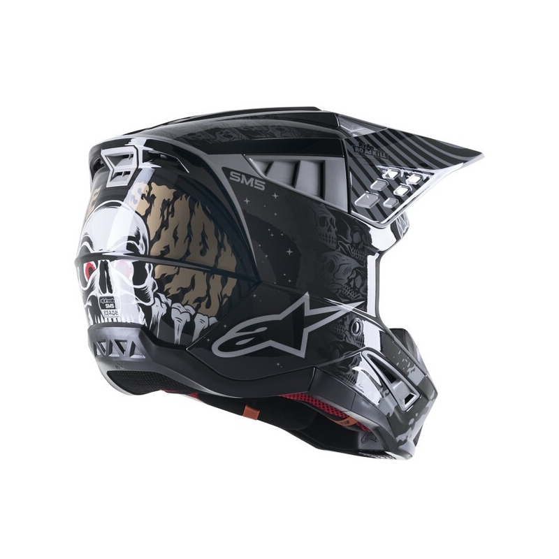 Alpinestars S-M5 Solar Flare motocross kaciga crno-siva rasprodaja