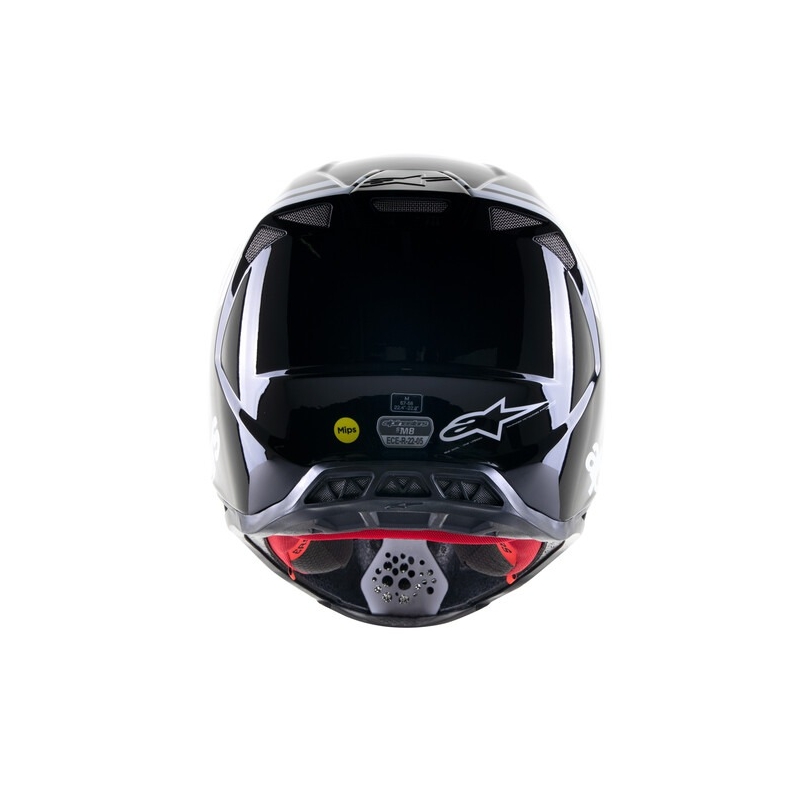 Alpinestars Supertech S-M8 Radium 2 kaciga za motocross crno-bijela
