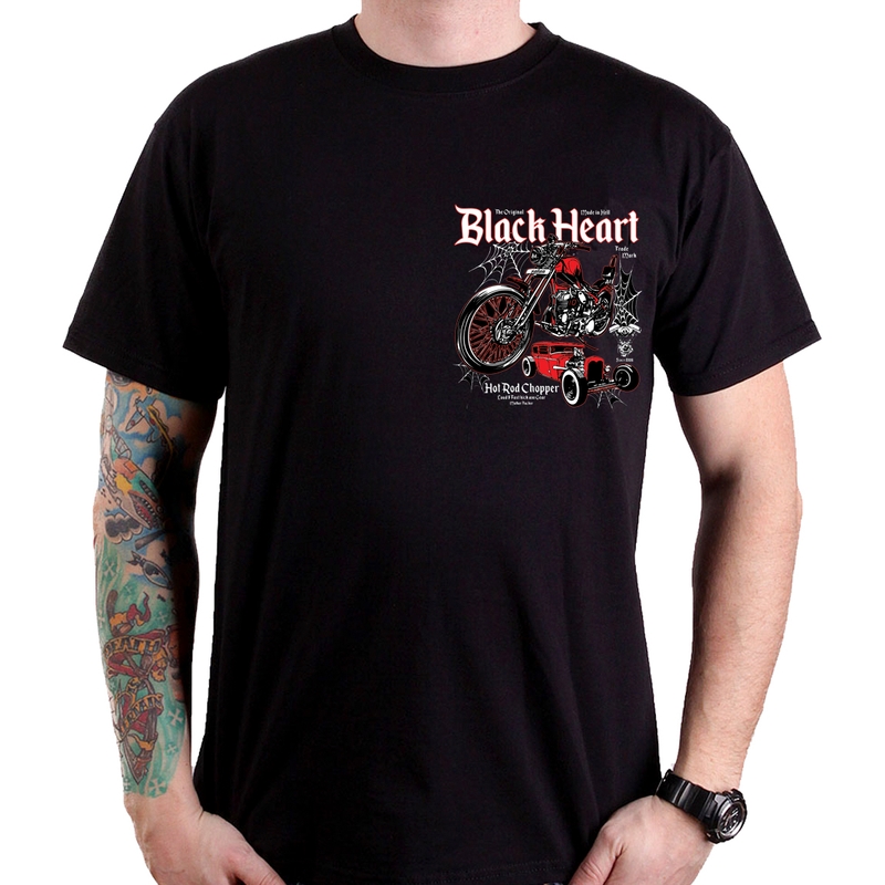 Muške majice Black Heart Hot Rod Chopper rasprodaja
