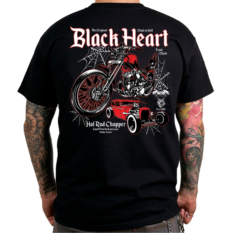 Muške majice Black Heart Hot Rod Chopper rasprodaja