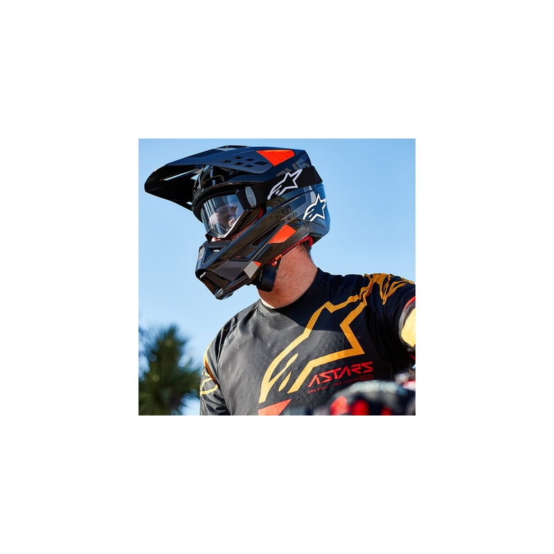 Motocross kaciga Alpinestars S-M5 Rover antracit-fluo crvena-kamuflažna siva