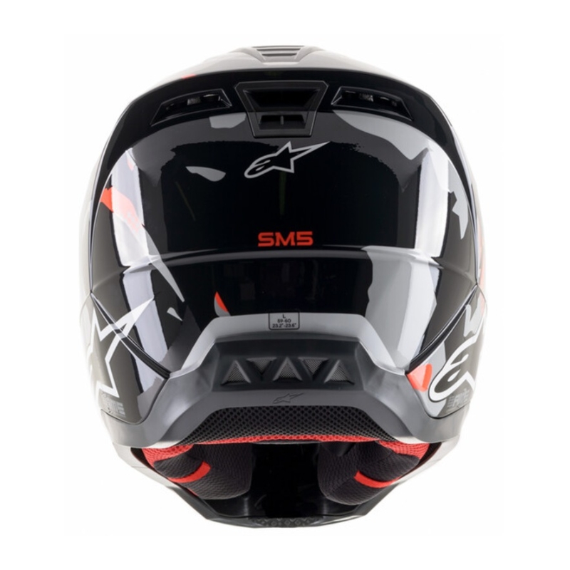 Motocross kaciga Alpinestars S-M5 Rover antracit-fluo crvena-kamuflažna siva