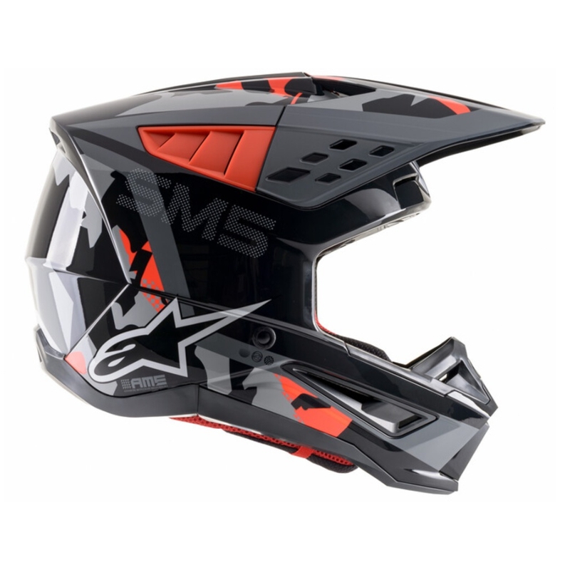 Motocross kaciga Alpinestars S-M5 Rover antracit-fluo crvena-kamuflažna siva