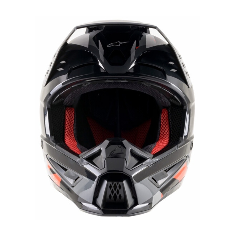 Motocross kaciga Alpinestars S-M5 Rover antracit-fluo crvena-kamuflažna siva