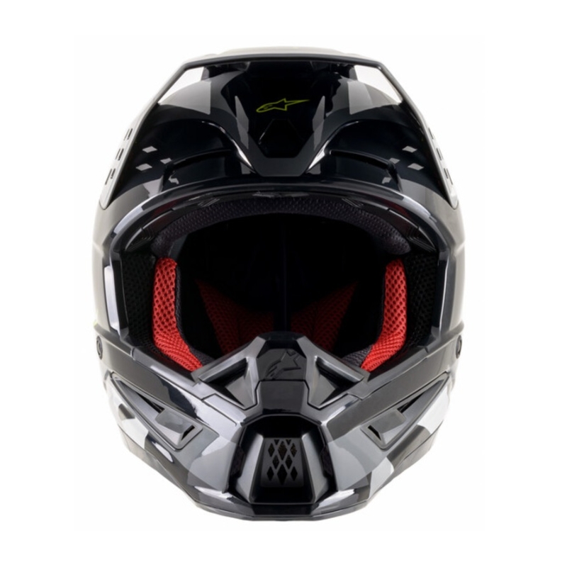 Alpinestars S-M5 Rover kaciga za motocross antracit-fluo žuto-kamuflažna siva