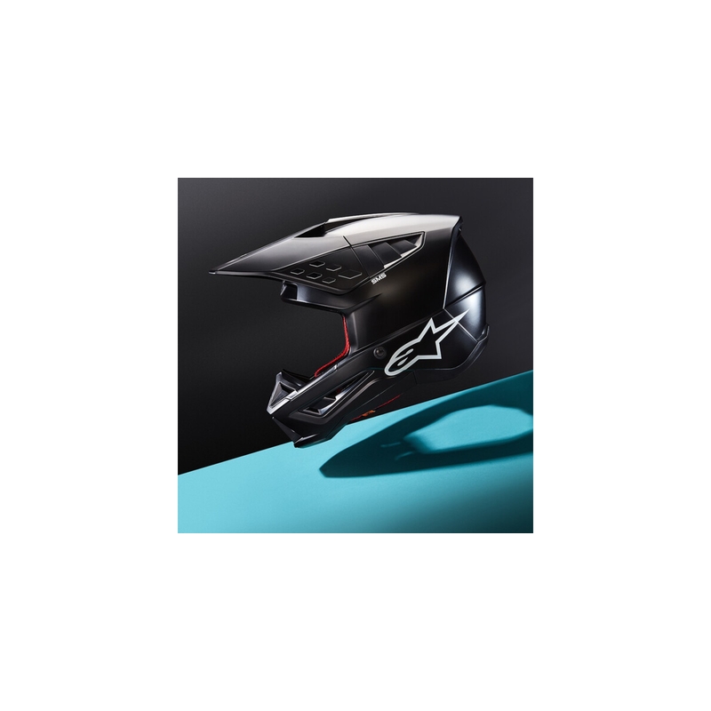 Motocross kaciga Alpinestars S-M5 Solid black mat