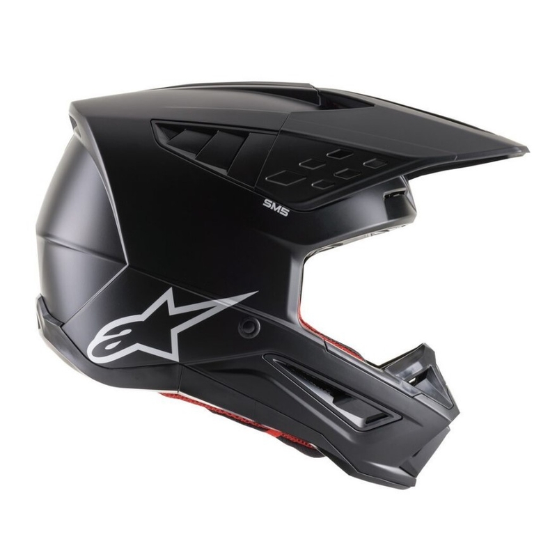 Motocross kaciga Alpinestars S-M5 Solid black mat
