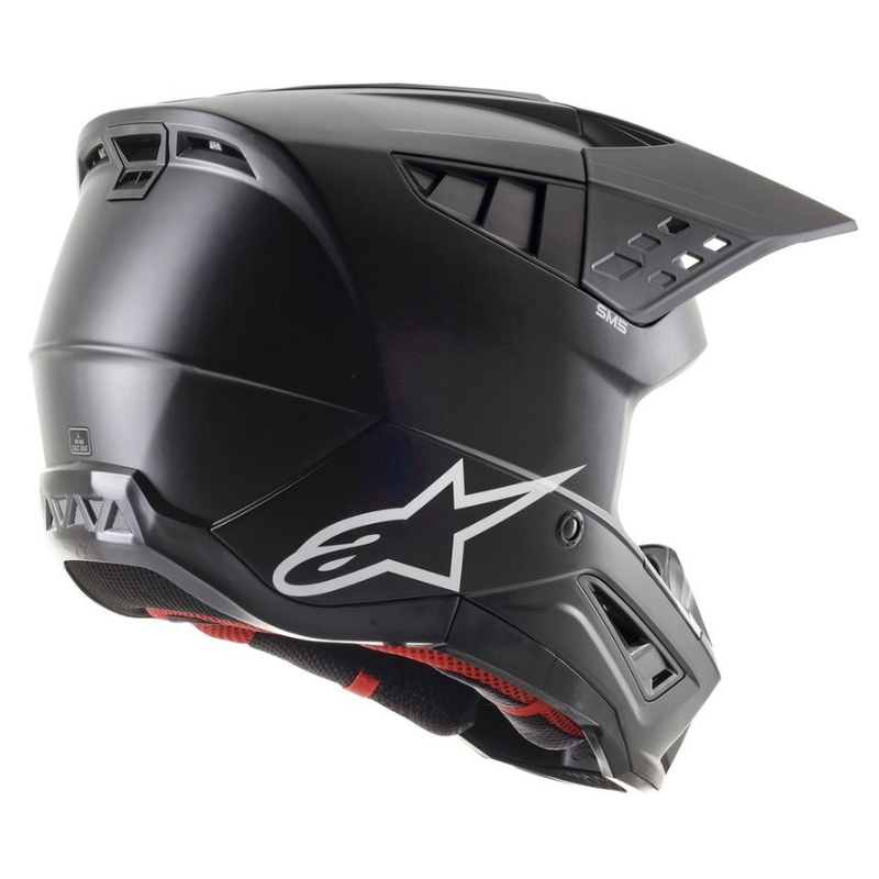Motocross kaciga Alpinestars S-M5 Solid black mat