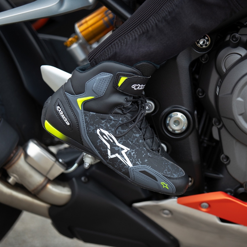 Motorističke čizme Alpinestars Faster-3 crno-fluo žute