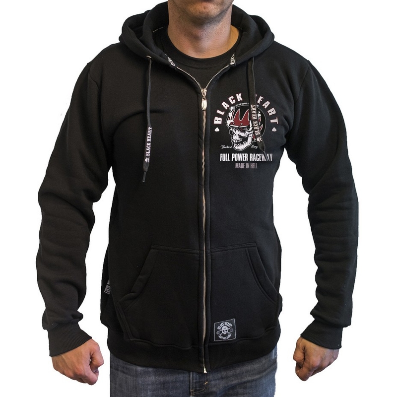 Black Heart Full Power Zip Hoodie rasprodaja
