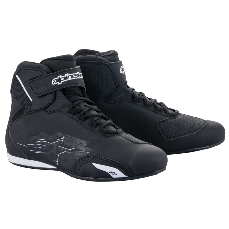 Alpinestars Sektor motorističke čizme crno-bijele