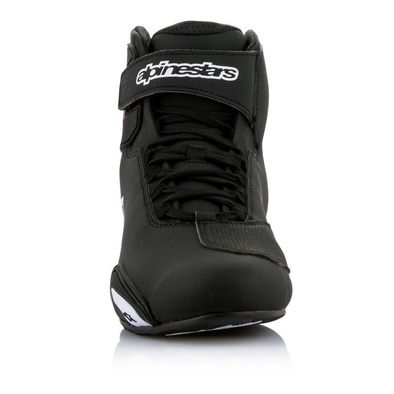 Motorističke čizme Alpinestars Sektor crno-bijele-fluo crvene
