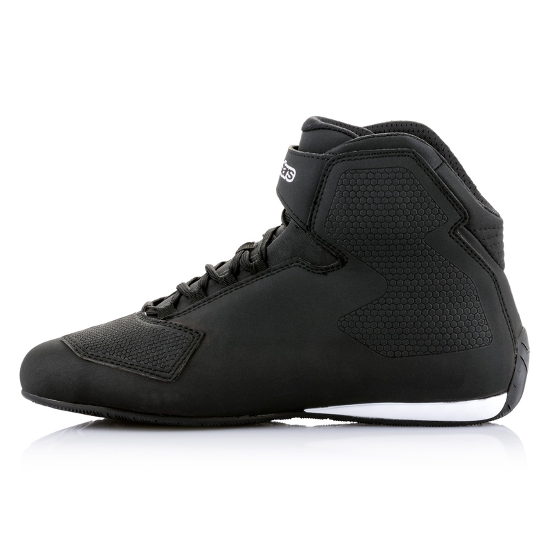 Motorističke čizme Alpinestars Sektor crno-bijele-fluo crvene