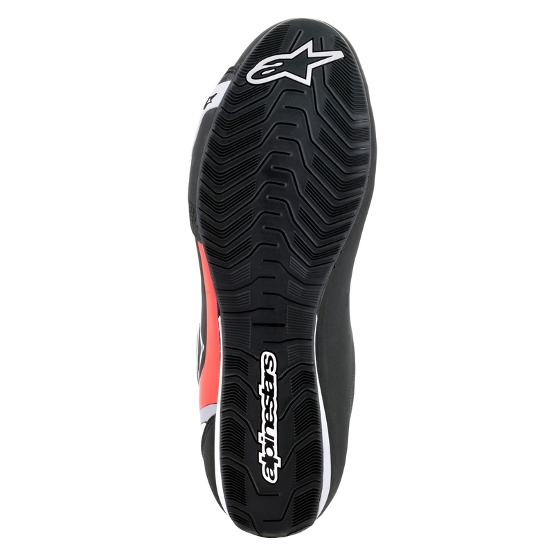 Motorističke čizme Alpinestars Sektor crno-bijele-fluo crvene