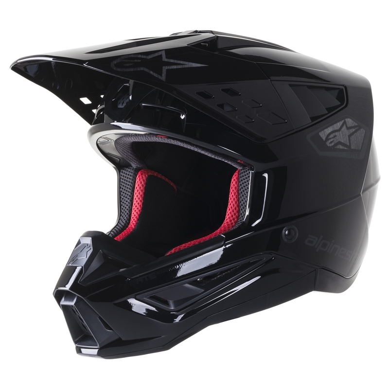 Alpinestars S-M5 Scout motocross kaciga crno-srebrna