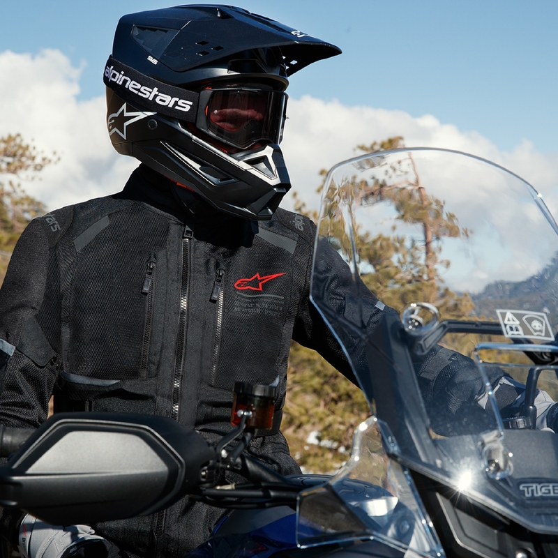 Alpinestars Andes Drystar 2 motociklistička jakna crna