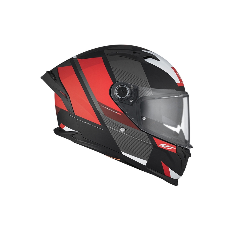 Integralna moto kaciga MT BRAKER SV Chento B5 mat crno-sivo-crvena