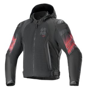 Alpinestars Zaca Air Venom vodootporna motociklistička jakna crna/fluo crvena