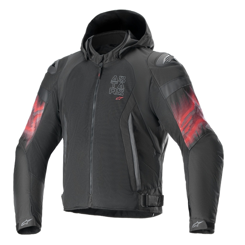 Alpinestars Zaca Air Venom vodootporna motociklistička jakna crna/fluo crvena