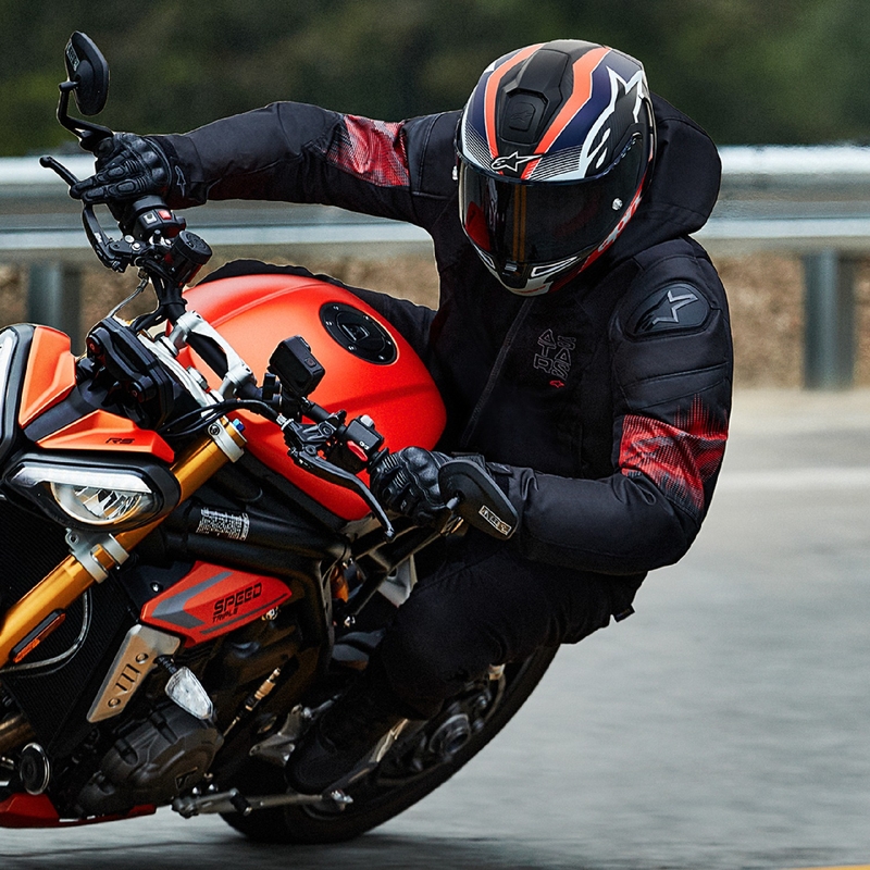 Alpinestars Zaca Air Venom vodootporna motociklistička jakna crna/fluo crvena
