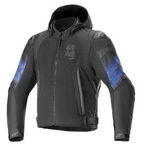 Alpinestars Zaca Air Venom vodootporna motociklistička jakna crna/fluo plava