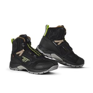 Motorističke čizme SEVENTY DEGREES SD-BA7 Stelvio Low crno-pješčano-fluo žute