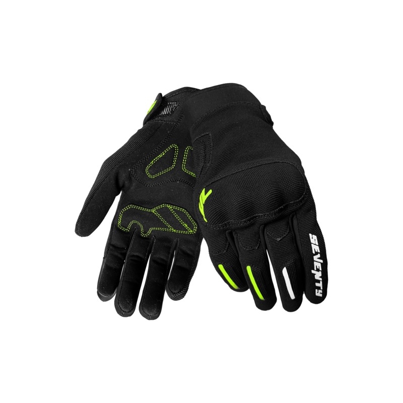 Motociklističke rukavice Seventy Degrees SD-C40 Asphalt black-fluo yellow