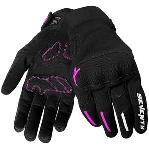Ženske motorističke rukavice Seventy Degrees SD-C42 Asphalt crno-roze