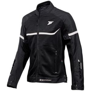 Ženska motoristička jakna SEVENTY DEGREES SD-JR30.2 Mojave crno-bijela