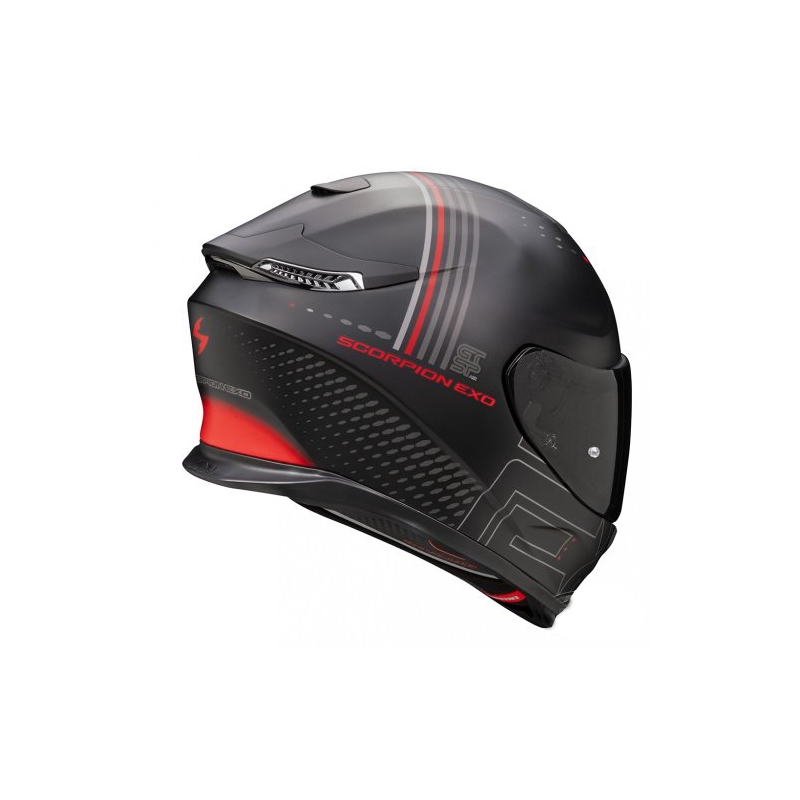 Scorpion EXO-GT SP AIR TECHLANE integralna motoristička kaciga crno-sivo-crvena rasprodaja