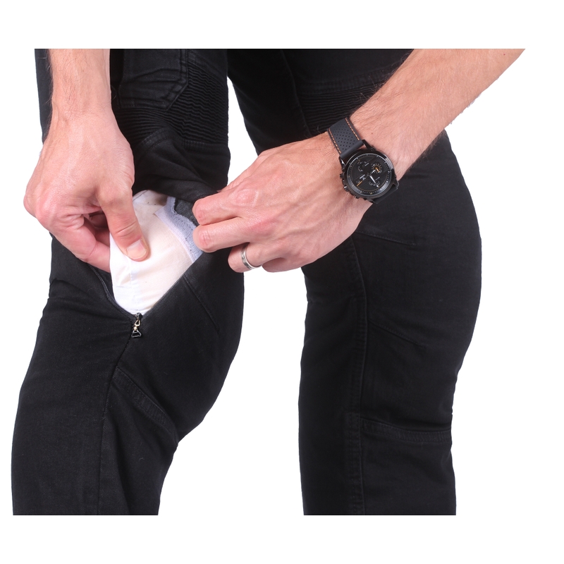 Motorističke traperice Street Racer Cargo CE crne - II. kvaliteta