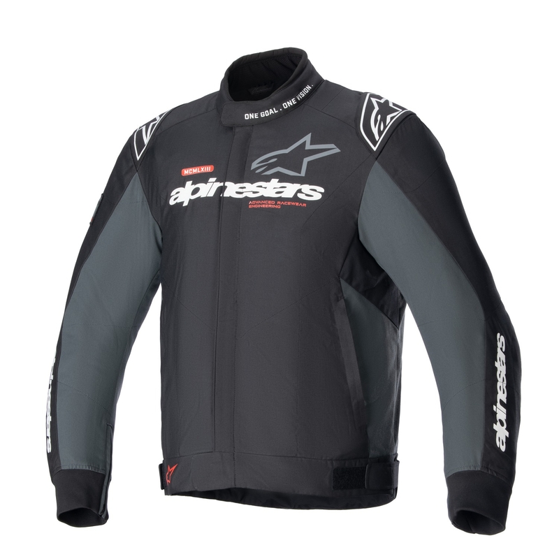 Alpinestars Monza Sport motoristička jakna crno-sivo-crveno-bijela