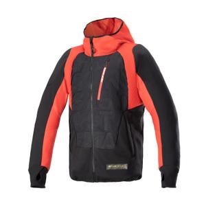 Motoristička jakna Alpinestars MO.ST.EQ Hybrid crno-crvena
