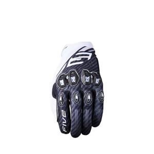 Motociklističke rukavice Five Stunt Evo2 fiber crno-bijele