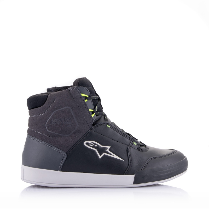 Alpinestars Chrome Drystar motorističke čizme crno-sive-fluo žute