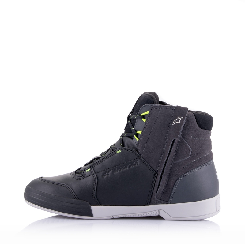 Alpinestars Chrome Drystar motorističke čizme crno-sive-fluo žute