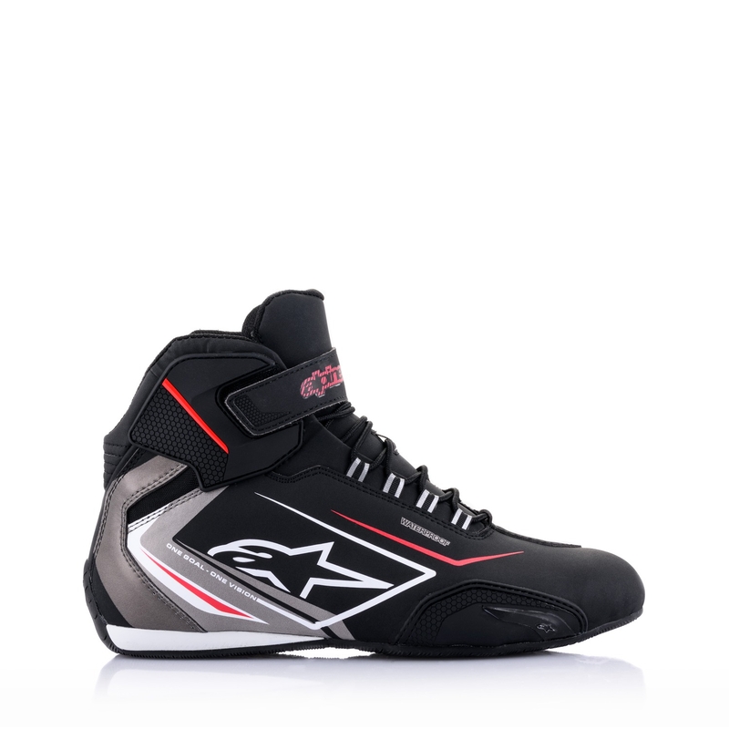 Vodootporne motorističke čizme Alpinestars Sektor crno-bijelo-sive