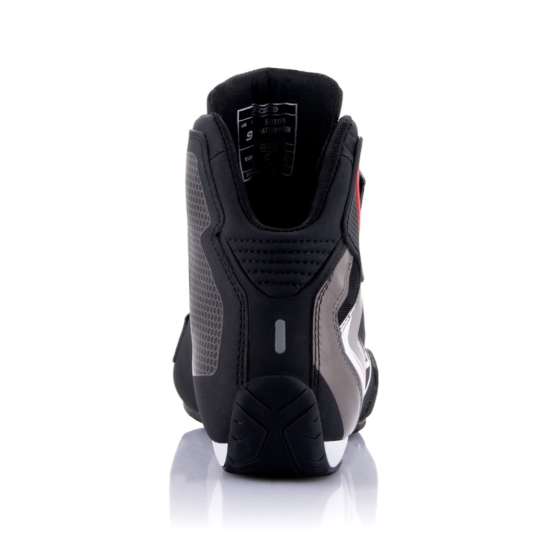 Vodootporne motorističke čizme Alpinestars Sektor crno-bijelo-sive